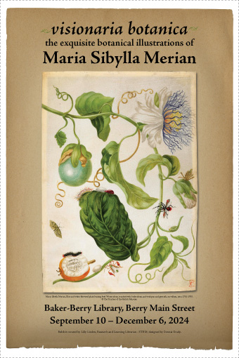 exhibit poster for Maria Merian exhibit