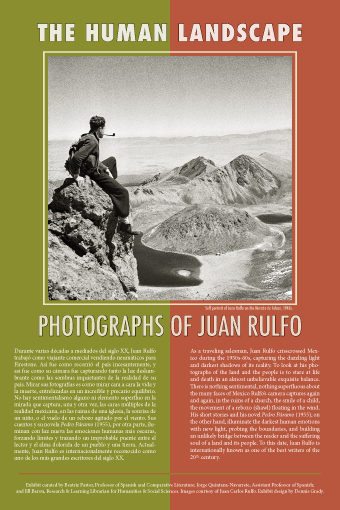 exhibit poster for Juan Rulfo exhibit