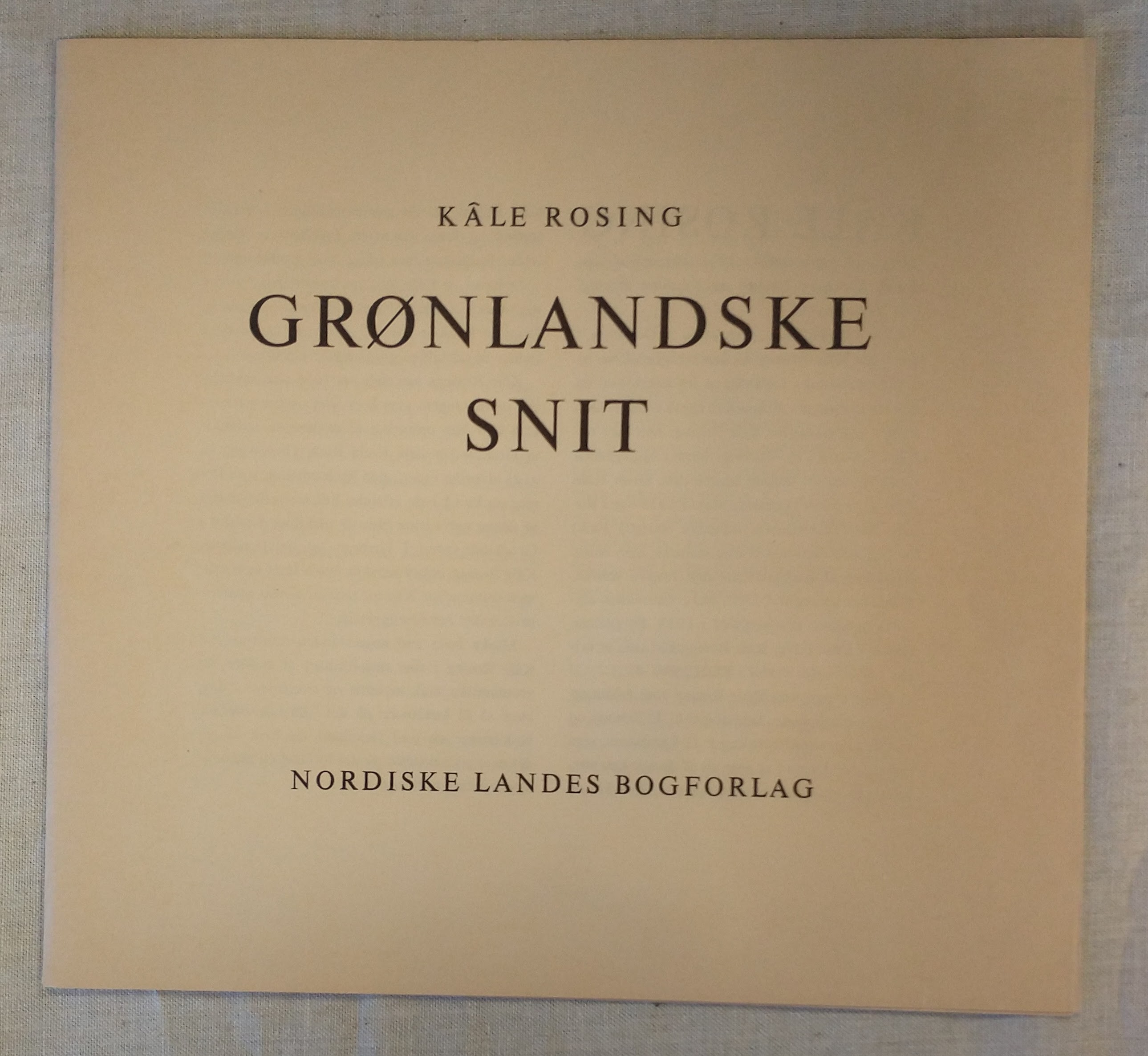 Cover of Greenland Cuts