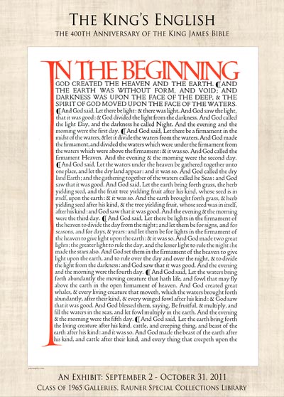 The King's English: The 400th Anniversary of the King James Bible