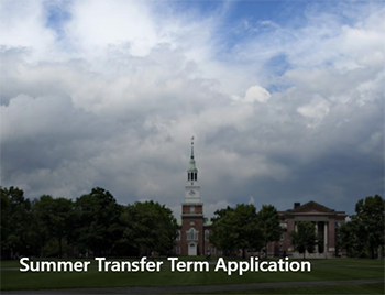 Summer Transfer Term Application