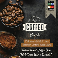 Study Break: International Coffee Bar, Hot Cocoa Bar & Donuts!