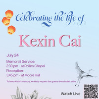 Celebrating the Life of Kexin Cai
