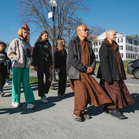 Dharma Talk and Walking Meditation