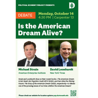 PEP Debate: Is the American Dream Still Alive? 